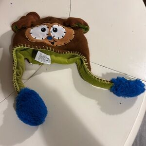 🎁🌞Flipeez Brown and Blue Kids Animal Hat